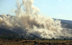 Detonaciones israelíes de edificios en Al-Mansouri, en el distrito de Tiro, sur del Líbano | Septiembre 10, 2026 (Foto: Kawnat Haju / AFP)