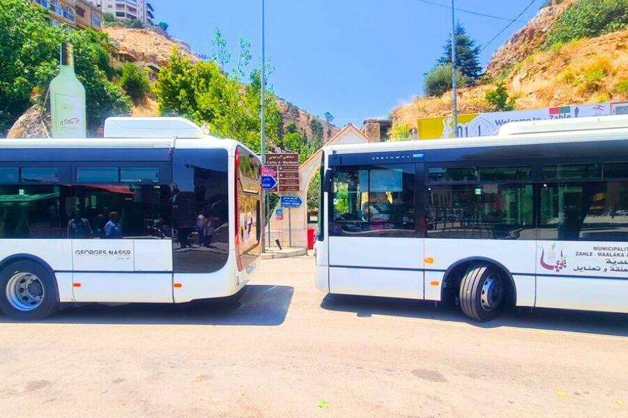 Zahle introduce colectivos híbridos para un transporte público sostenible