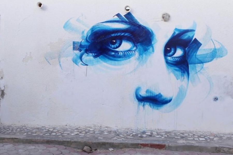 Arte urbano: 150 artistas transforman una ciudad de Túnez en una galería de arte