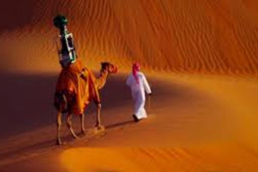Google a camello en Liwa