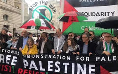 Multitudinaria marcha por Palestina en Londres