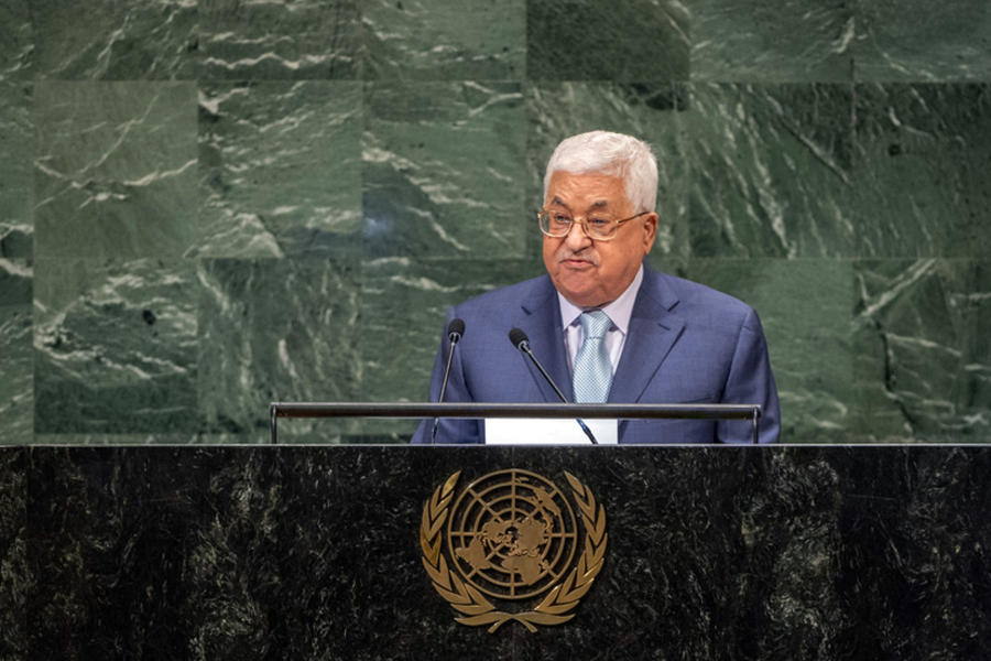 Discurso del Presidente Mahmud Abbas ante la Asamblea General de la ONU | Septiembre 27, 2018 (Foto ONU / Cia Pak)