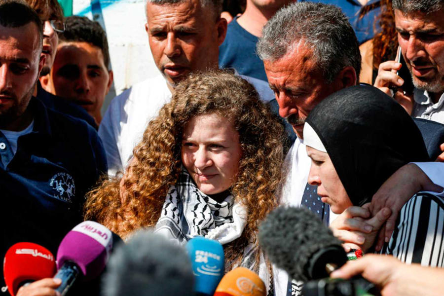 Ahed Tamimi liberada
