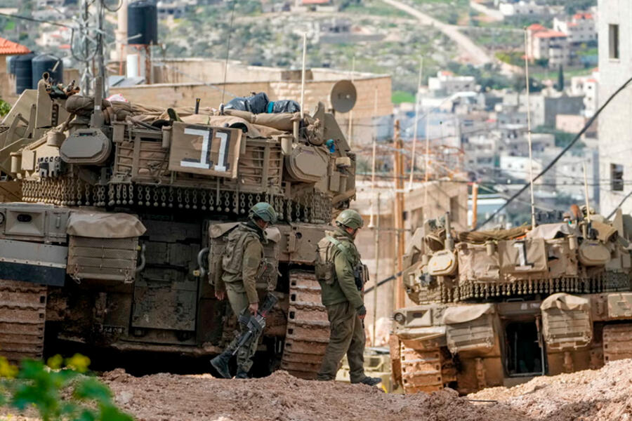 Cisjordania: Tanques israelíes en Yenín por primera vez desde 2002