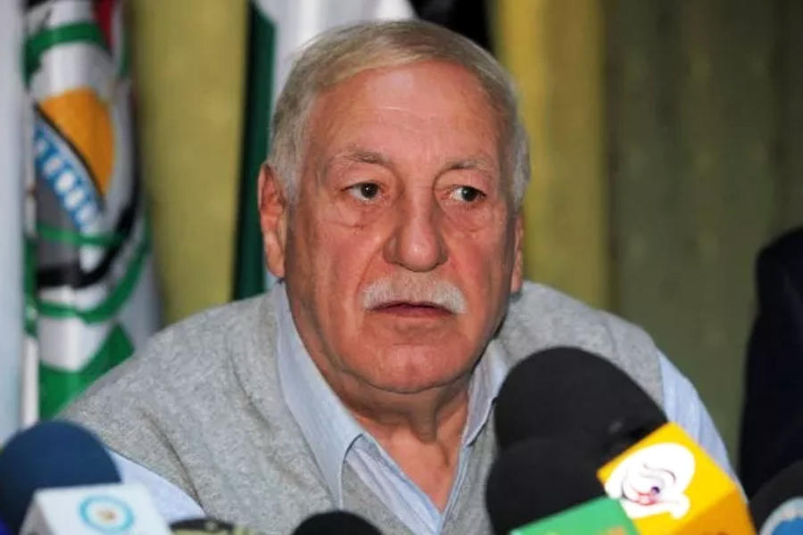 El Secretario General del FPLP-CG, Ahmad Jibril, en 2010 (Foto: ANSA)