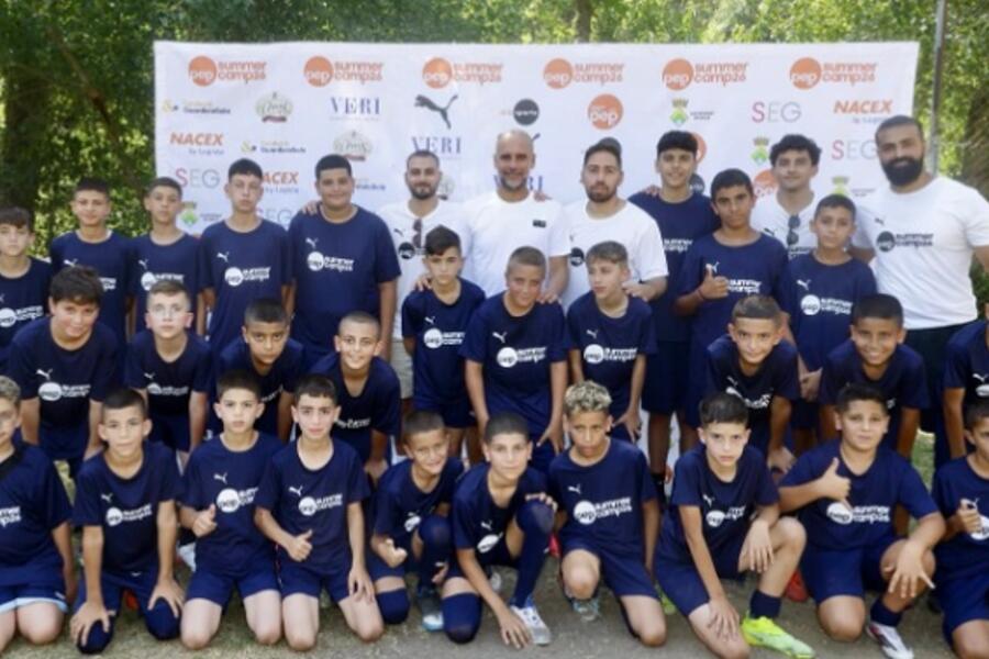 Fundación Pep Guardiola recibió a 28 niños palestinos de Gaza en su campus en el Pirineo catalán