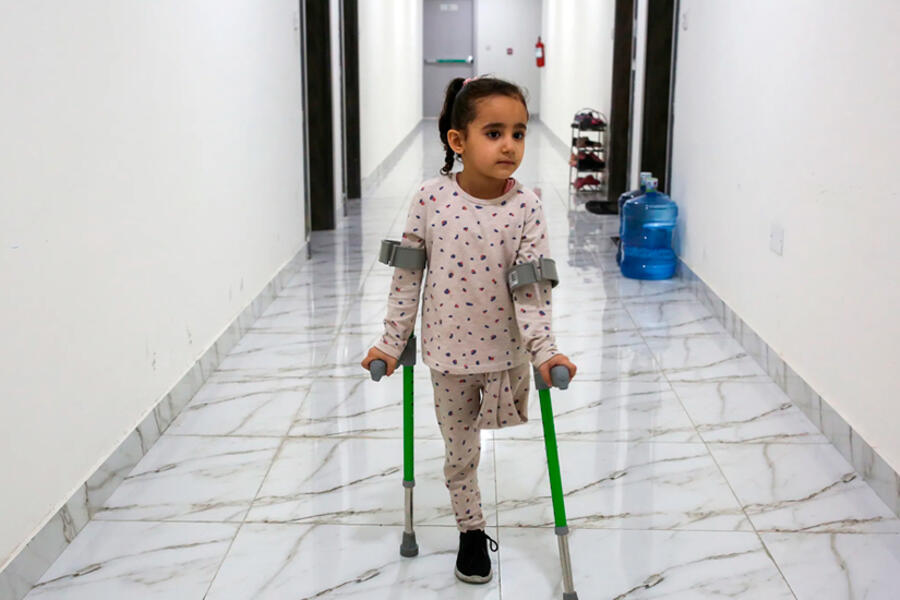 Gaza, el lugar con más niños amputados en el mundo