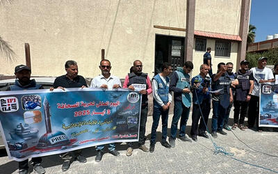 Gaza: 212 periodistas asesinados, 180 detenidos y 143 medios destruidos Gaza: 212 periodistas asesinados, 180 detenidos y 143 medios destruidos