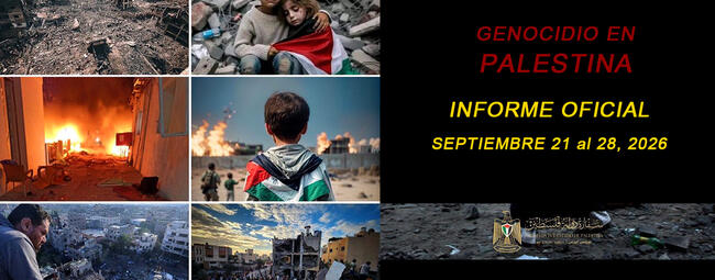 Genocidio en Palestina: Informe oficial Nº 105 (21 al 28 de septiembre)
