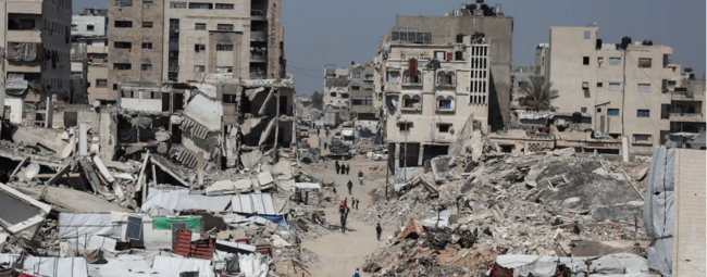 Israel controlará el 64% de Gaza con aval de Trump