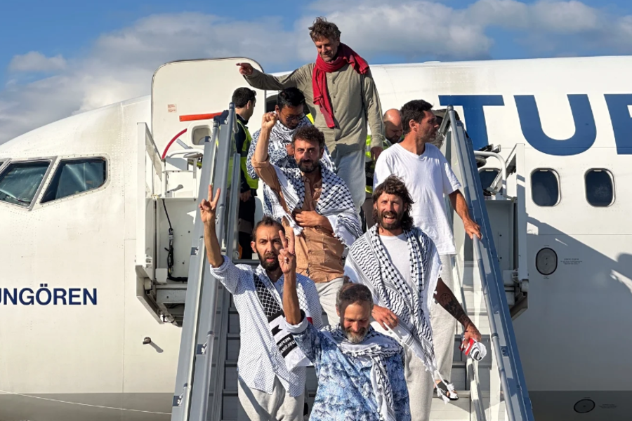 La ocupación libera a los 428 activistas de la Flotilla Sumud tras una ola de repudio internacional