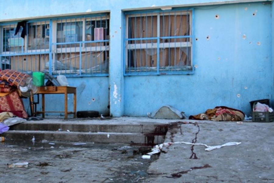 Escuela de la ONU en Beit Hanoun