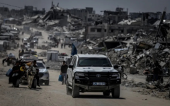 Más de 250.000 palestinos desplazados en Gaza en solo un mes