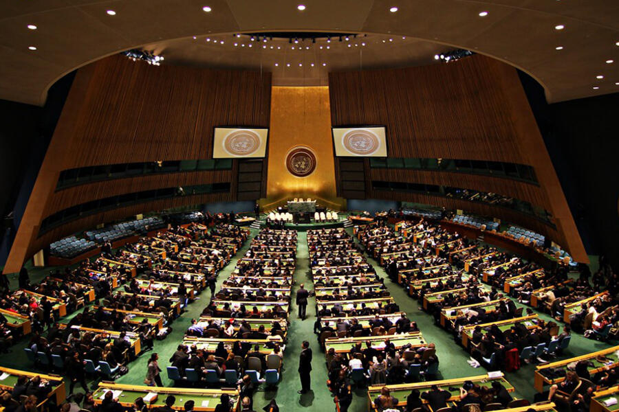 Asamblea General de la ONU en sesiones (Foto archivo: Basil D Soufi)