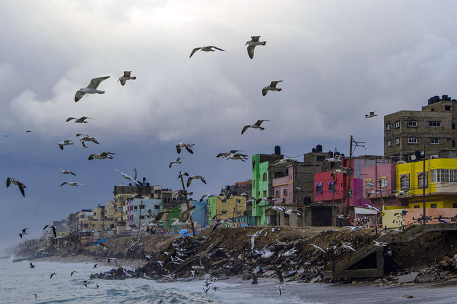 Costa de la Ciudad de Gaza (Foto: Shadi AIQarra)