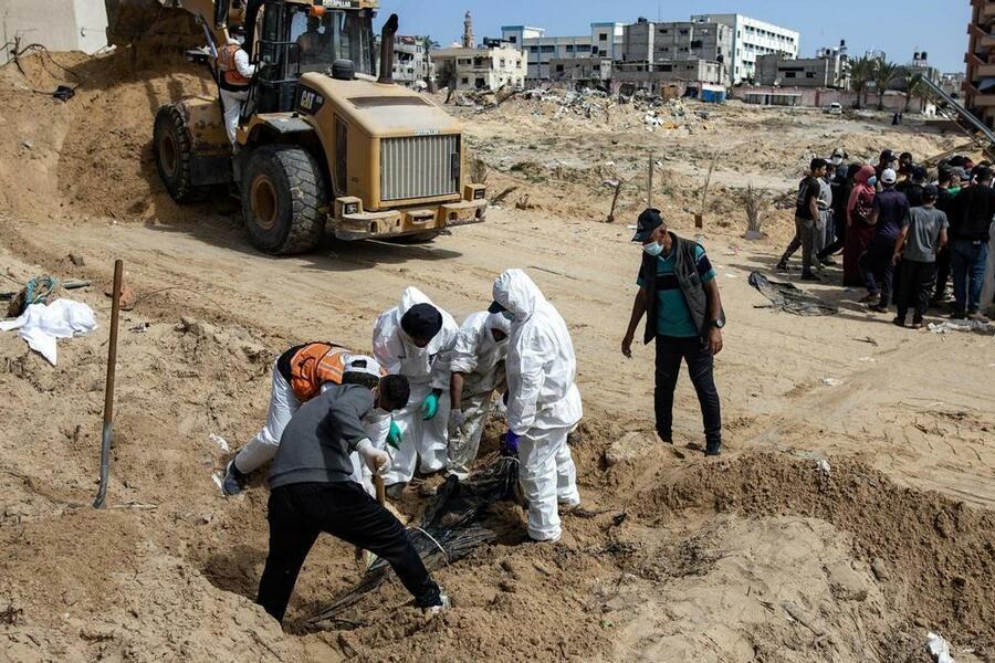 ONU impulsa investigación sobre las fosas comunes en Gaza