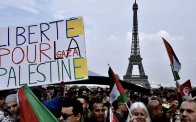 Palestina se instala en el centro de la carrera presidencial francesa