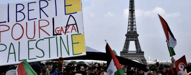 Palestina se instala en el centro de la carrera presidencial francesa
