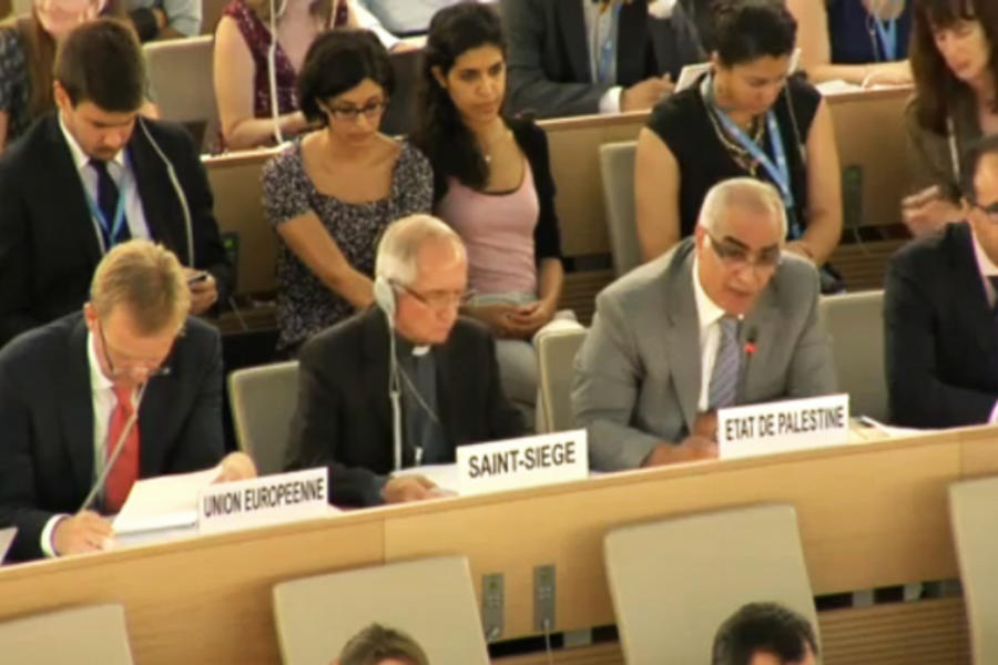 Exposición del representante palestino ante la ONU, embajador Ibrahim Khraishi (3 de julio, 2015)