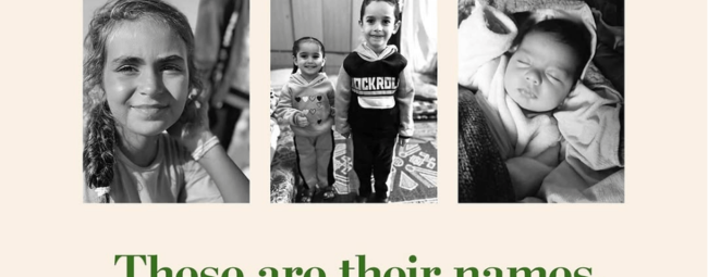 The Washington Post publica los nombres de más de 1.000 niños asesinados en Gaza