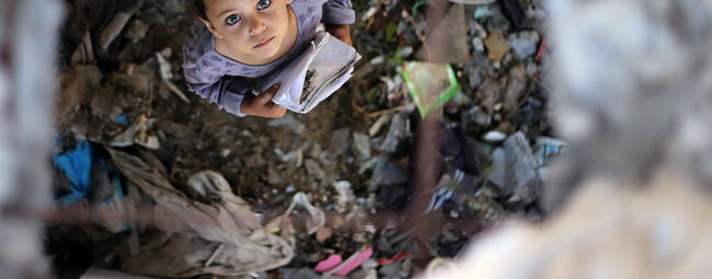 UNRWA impulsa vacunación masiva de infantes en Gaza