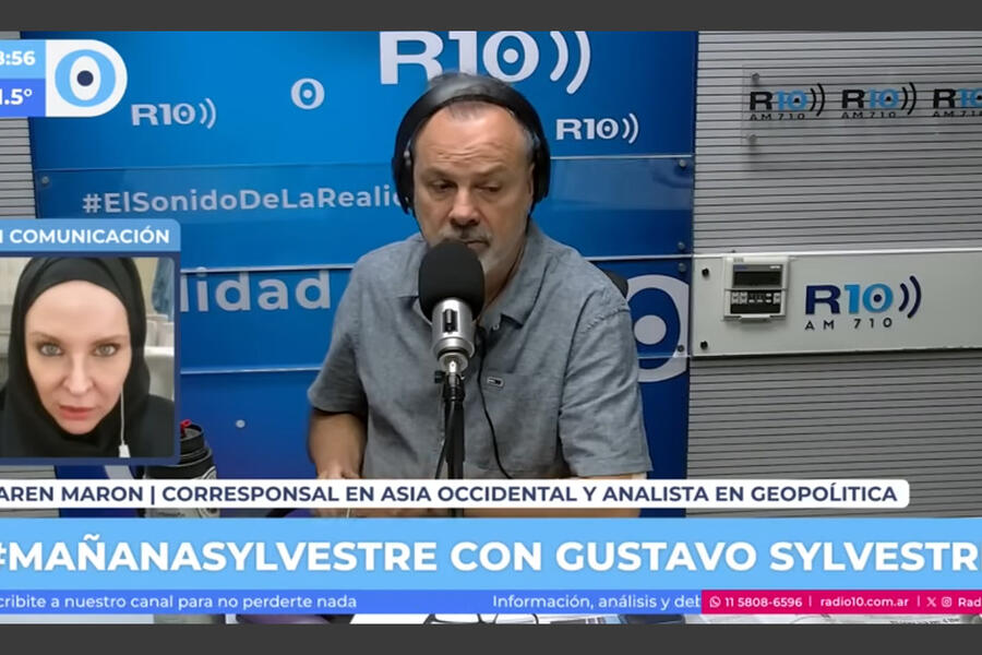 Karen Maron desde Teherán: “es un crimen de guerra”