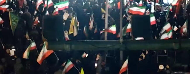 Masivas marchas en Teherán y otras ciudades contra la agresión