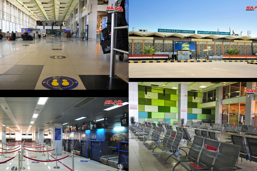 Aeropuerto Internacional de Damasco, listo para reiniciar actividades en Octubre (Fotos: SANA)