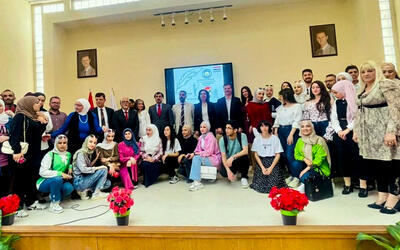 Celebración del Día Internacional del Idioma Español en la Univ. de Damasco | Abril 23, 2024 (Foto: Embajada de Venezuela en Siria)