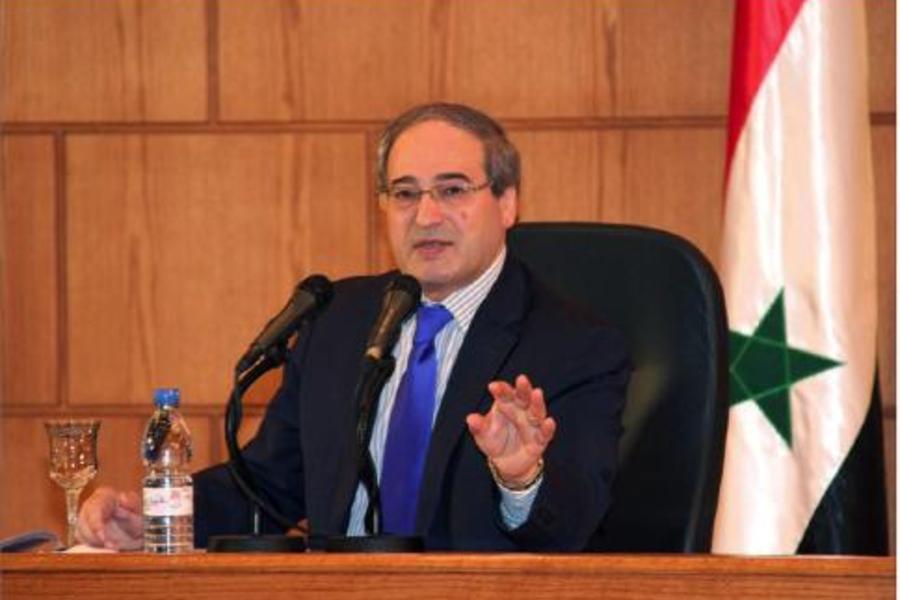 Vicecanciller de la República Arabe Siria - D. Faisal Al Miqdad