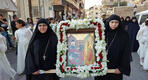 Procesión en Saydnaya durante celebración de La Asunción de la Virgen en 2023 (Foto: redes)