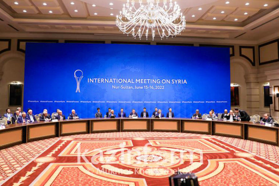 Plenario General de la 18ª reunión sobre Siria en el formato Astana | Nur-Sultán, Junio 16 de 2022 (Foto: Mukhtar Kholdorvekov / Kazinform)
