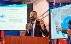 Exposición del Embajador Sebastián Zavalla sobre la cuestión Malvinas en la sede de la Syrian International Academy (SIA) | Damasco, Septiembre 23, 2021 (Fotos: Embajada Argentina en Siria)