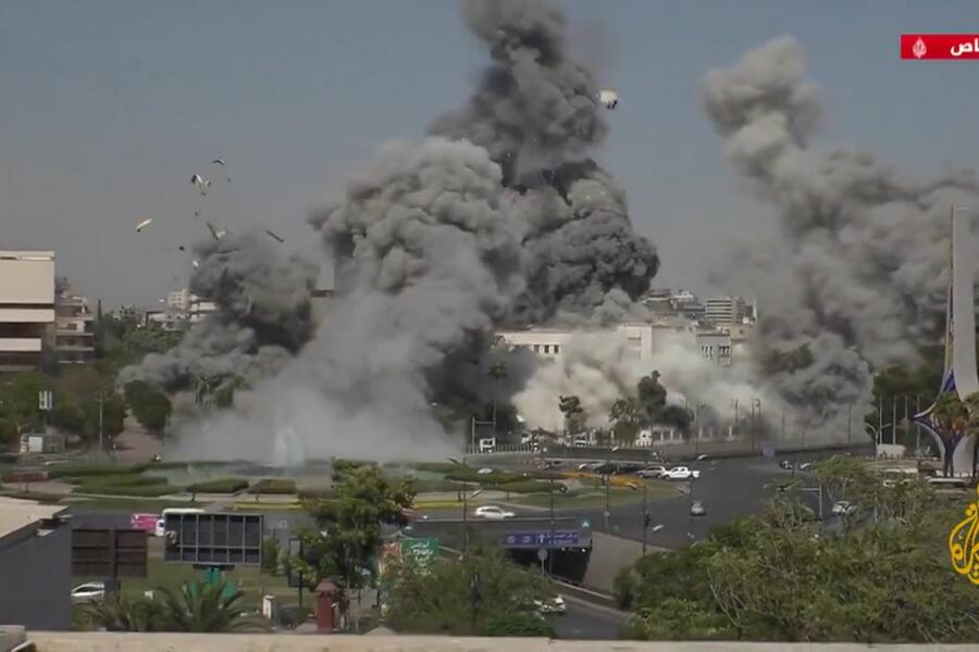 Damasco: Israel bombardea el Ministerio de Defensa y el Palacio Presidencial