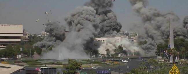 Damasco: Israel bombardea el Ministerio de Defensa y el Palacio Presidencial