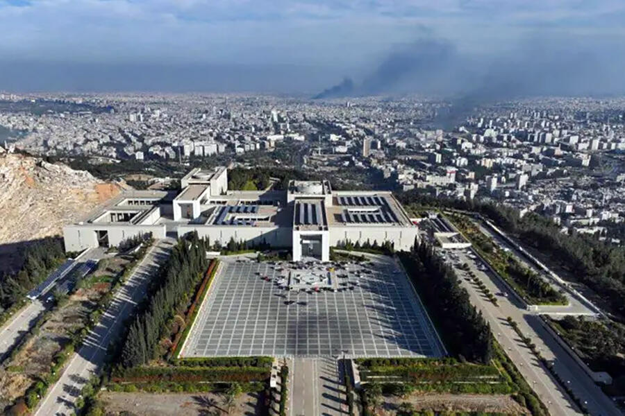 El Palacio Presidencial en Siria después de la caída del gobierno de Bashar al-Assad | Diciembre 8, 2024 (Foto: Getty)