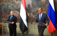 Conferencia de prensa conjunta de los ministros Mikdad y Lavrov | Moscú, Agosto 23, 2022 (Foto: Cancillería de Rusia)