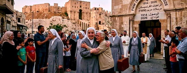 De Damasco a Qandahar: Alepo se despide de las Monjas Franciscanas