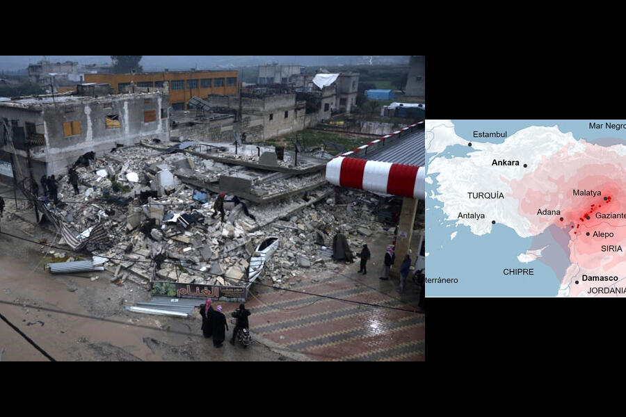 Devastador terremoto de 7,8 deja miles de muertos y heridos en Turquía y Siria