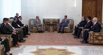 El Presidente sirio recibió a delegación parlamentaria de Paraguay