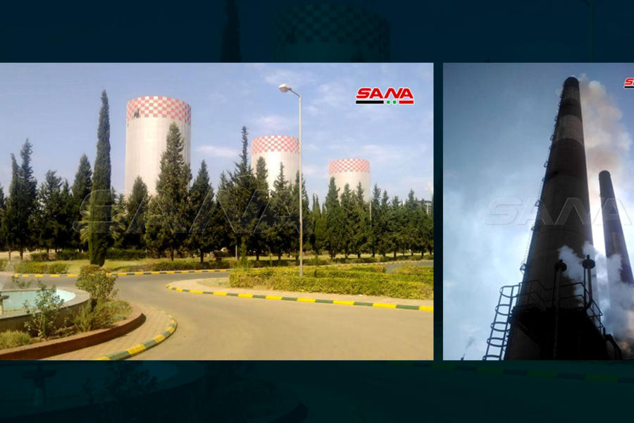 Planta Eléctrica Al-Zara. Hama, Siria (Fotos: SANA)