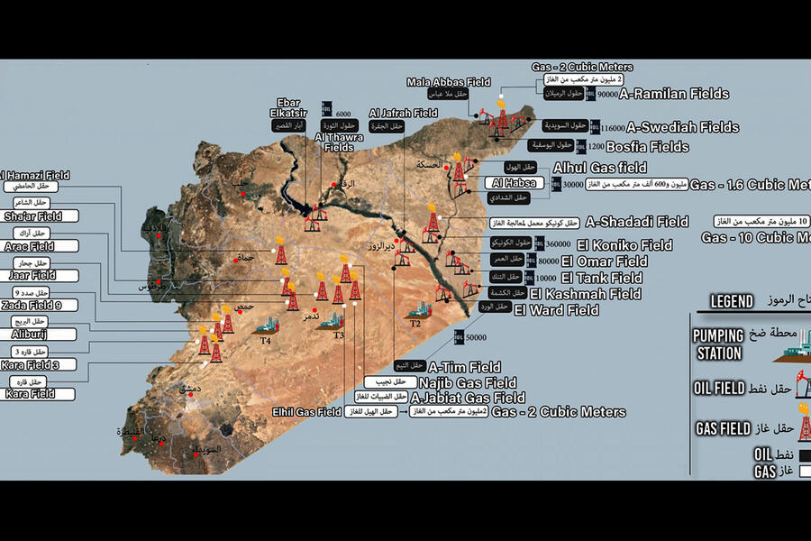 Firman acuerdo para desarrollo de yacimiento petrolífero offshore de Siria con empresas de EEUU y Qatar