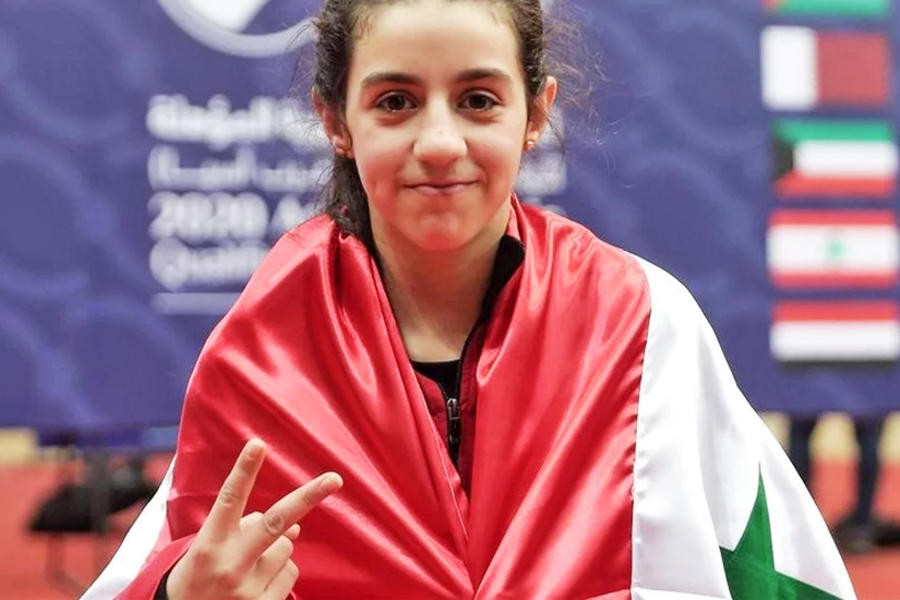 Hend Zaza, de once años, competirá en Tokio.