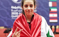 Hend Zaza, de once años, competirá en Tokio.