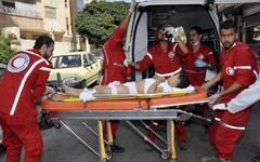 Medialuna Roja traslada a niño herido