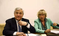 Antonio Tajani, durante su comparecencia de este viernes ante una comisión de Exteriores del Congreso (Foto: Europa Press/ Cecilia Fabiano)
