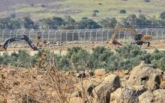 Ocupación israelí construye una línea militar dentro del territorio sirio