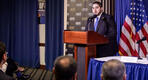 Mohammad Qanatri, Encargado de Negocios de la Embajada de Siria en Washington, participa en un evento para debatir la Iniciativa de los Cuatro Mares, el 11 de junio de 2026 (Foto: SANA)