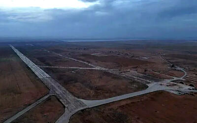 Vista de la base aérea militar de Abu al-Duhur en Idleb (Foto: SANA) 