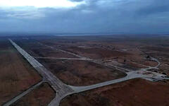 Vista de la base aérea militar de Abu al-Duhur en Idleb (Foto: SANA) 
